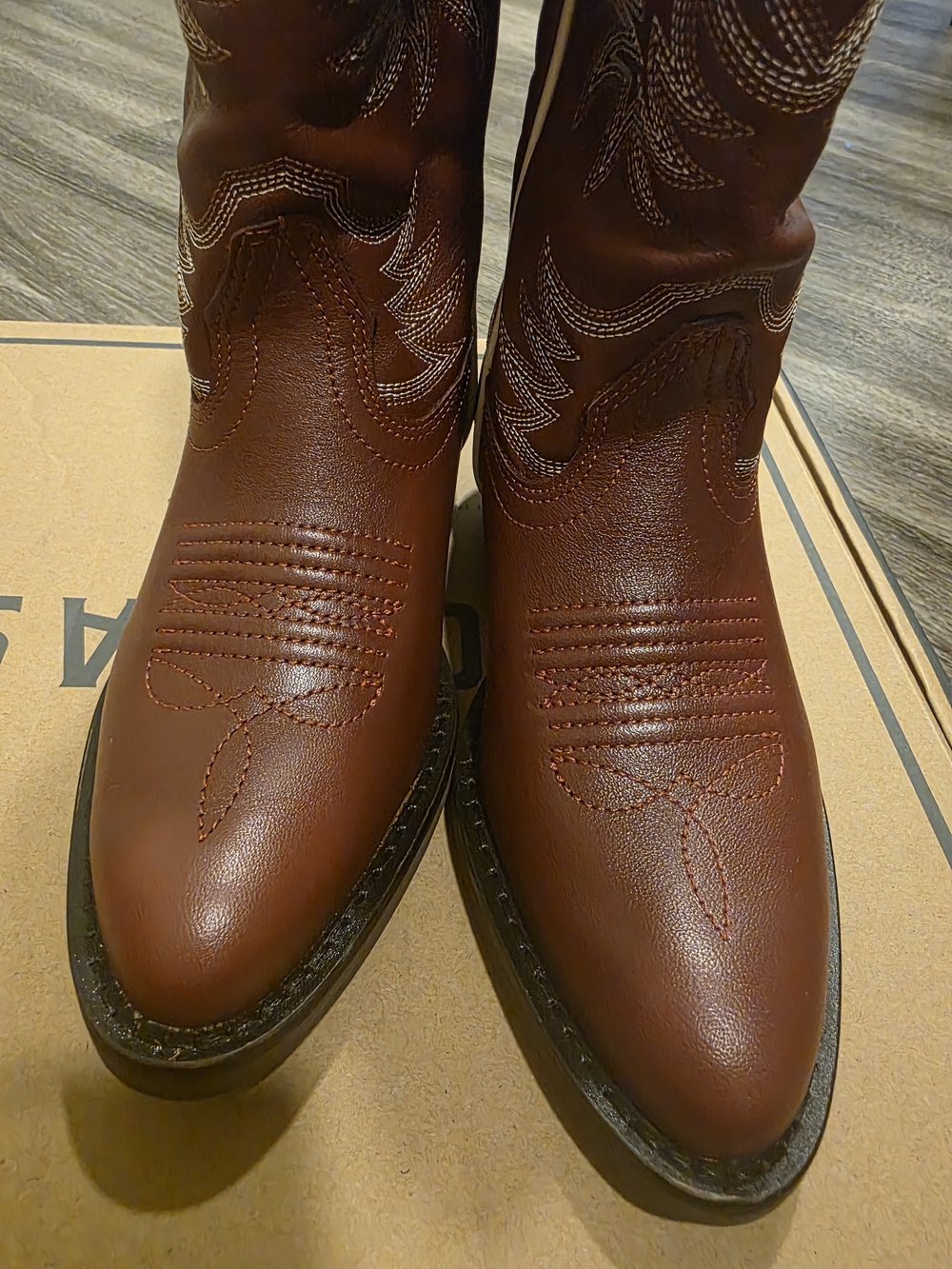 Tecovas Kids' Red Western Cowgirl Boots - Picture 3 of 7